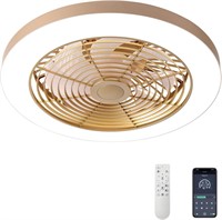 $135  Bladeless Ceiling Fan with Light  6 Speeds