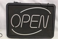 24" OPEN Sign Plug In
