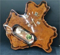 (T) Wood Slice Lacquered Stump Clock

 Unknown