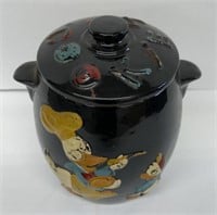 (F) Vintage Donald Duck Cookie Jar.