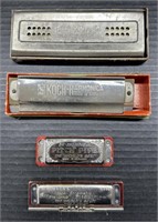 (F) Lot of Antique Harmonicas made in Germany.