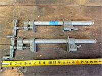 (2) 17 inch pipe clamps