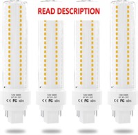 $30  LED Gx24q 4-Pin Base Light Bulb  4-Pack  4000