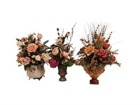 Artificial Flowers in Vases & Floral Framed Art