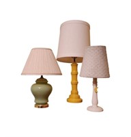 Three Misc Lamps