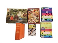 Game Lot of Crossword Puzzle Books & Puzzles