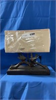 1LOT: (1) RESIN BIRD LAMP WITH SHADE (1) SMALL