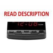 $18  SHARP Digital Alarm Clock w/ Keyboard Control