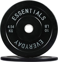 BalanceFrom 10 lbs Black Olympic Plate Pair