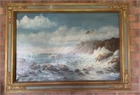 Original Ocean Wave oil painting on canvas