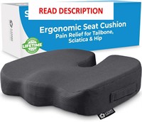 $28  Seat Cushion - Tailbone Relief  Gray