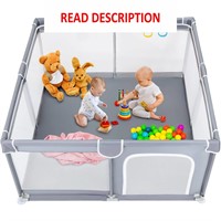 $60  TODALE Baby Playpen  Large Playard  Activity