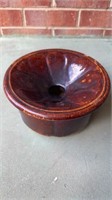 Antique stoneware spoon, Bennington pottery,