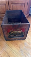 White House Mount Vernon apple crate, antique,