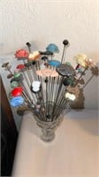 Collection of antique & vintage hat pins