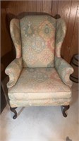 Upholstered wing back chair by Pearson’s