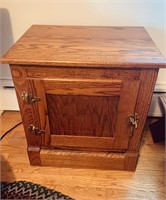 1 door oak storage cabinet, with heavy duty,