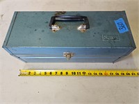 Vintage Sears Toolbox with tools