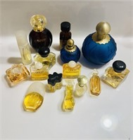 15 vintage bottles of perfume, includes two