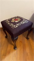 Nice antique footstool vanity bench, with a
