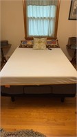 OYT full-size mattress bed with 4 inch gel memory