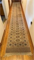 Super long wool Persian carpet runner, nice