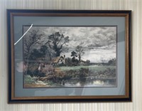 Gleam Before the Storm by B.W. Leader Framed Print