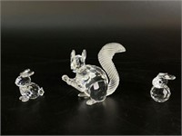 Selection of Swarovski Animal Figurines
