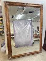 5 FT x 7 FT Ornately Framed Beveled Mirror