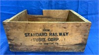 Antique Standard Railway Wooden Crate