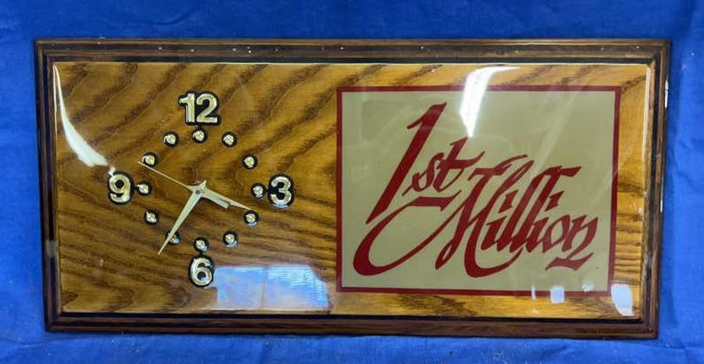 1st Million Vintage Wall Hanging Clock