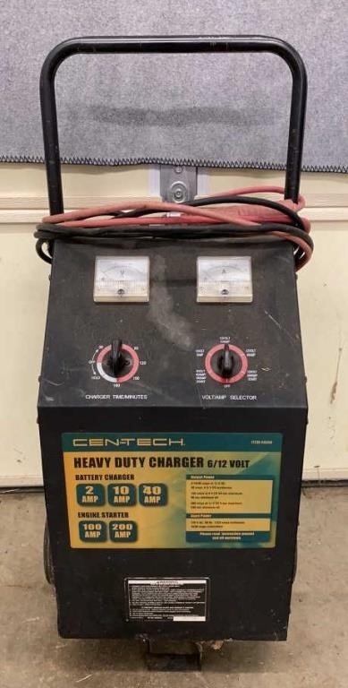 Cen-Tech Heavy Duty 12V Battery Charger (Untested)