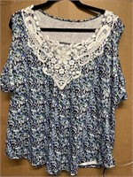 Size 3X-large women blouse