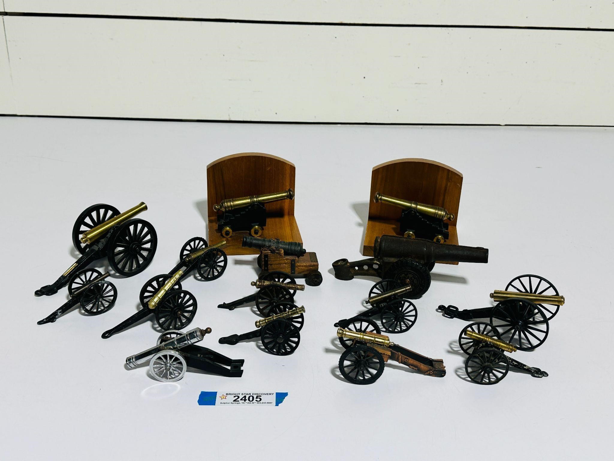 Collection of Miniature Cannons