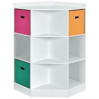 3-Tier Kids Storage Shelf Cubes w/3 Baskets