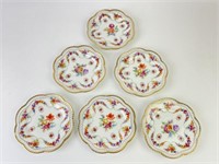 Bavaria Schumann China Floral Dessert Plates