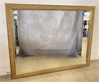 Ornate Gilt Framed Beveled Mirror
