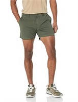 Size 30,  Essentials Men's Slim-Fit 5" Flat-Front