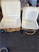 2 Leopard Pattern Boxes