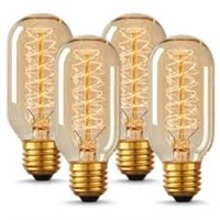 Edison Light Bulbs [4 Pack], DORESshop 40W E26