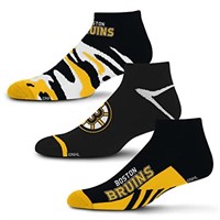 For Bare Feet NHL Boston Bruins CAMO BOOM 3 Pack