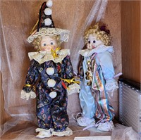 Porcelain Clown Dolls 2