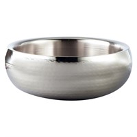 Leeber 11-in. Hammered Double Wall Serving Bowl