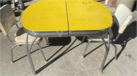 Vintage Kitchen Table & 2 Chairs