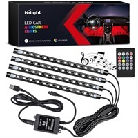 Nilight 48 LEDs DC 5V Multicolor Music Car Strip