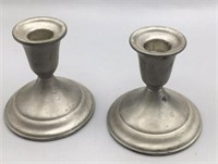 Towle  Pewter Candle Sticks