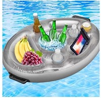FUDOSAN Pool Drink Holder Floats Inflatable