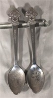 Rolex Bucherer Lucerne Silver Plated Coffee Spoons