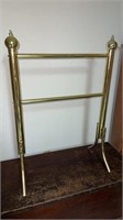 Two wrong brass quilt rack, measures 40 inches