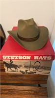 Stetson, cowboy hat, vintage light green 3X